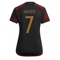 Fotbalové Dres Německo Kai Havertz #7 Dámské Venkovní MS 2022 Krátký Rukáv